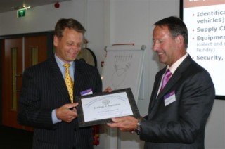 Left; Frank Langeveld; Civilian; Sogeti NL; Director Distributed Software Engineering
Right; Gerrit Schoonderbeek; AirCdre; AirForce; Vice-President Chapter The Hague